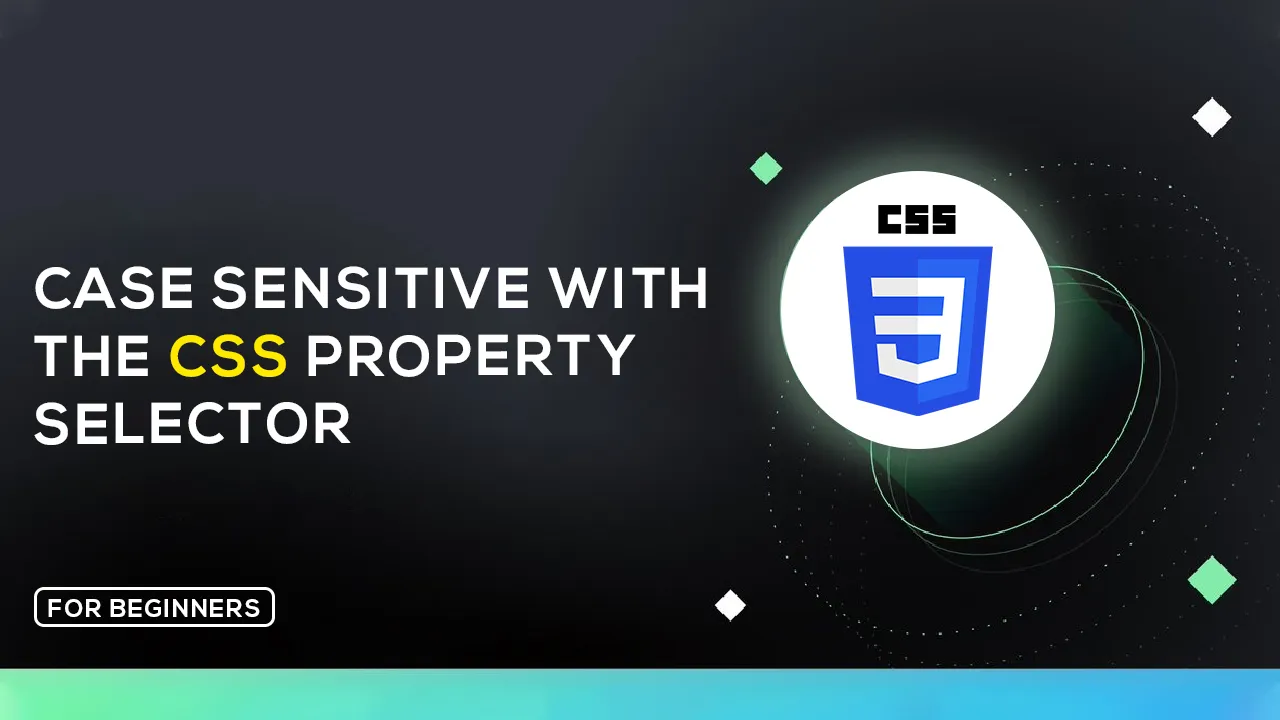 How To Be Case Sensitive using The CSS Property Selector