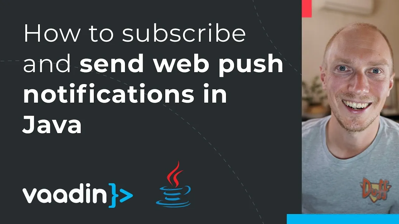 Subscribe and Send Web Push Notifications in Java