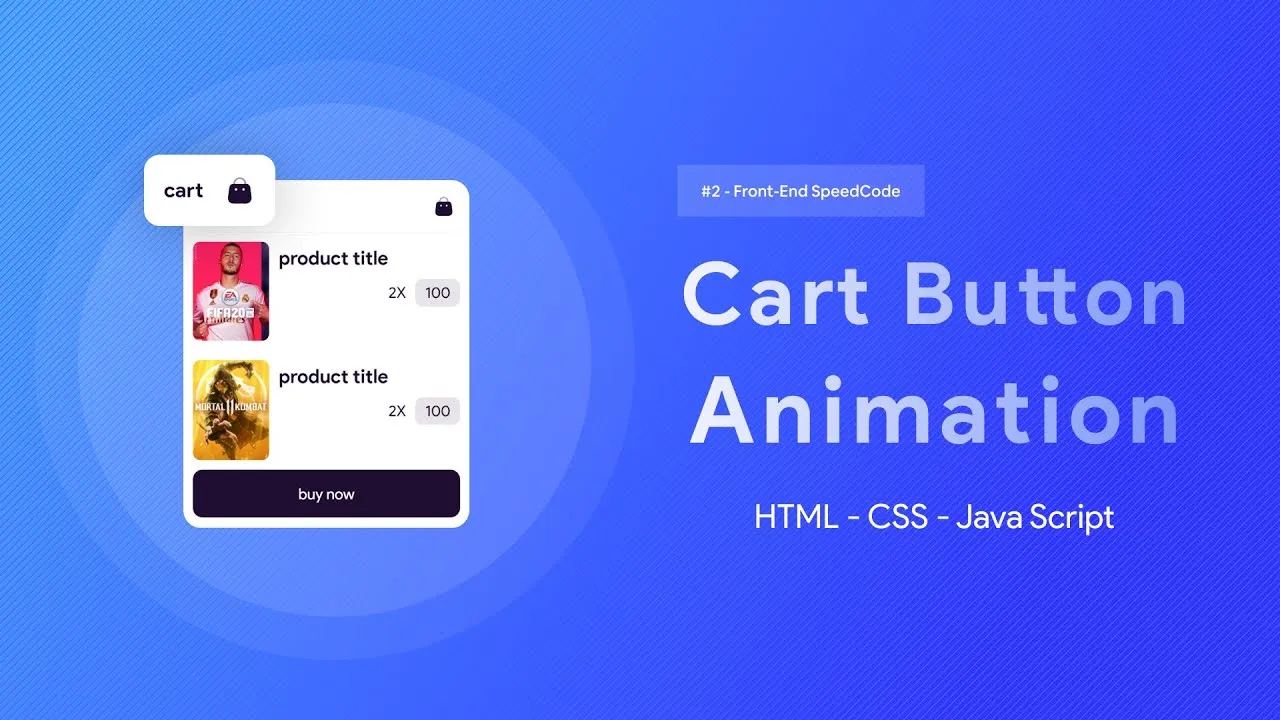 Find out: Cart Button Animation - HTML/CSS/JS - Speed Code