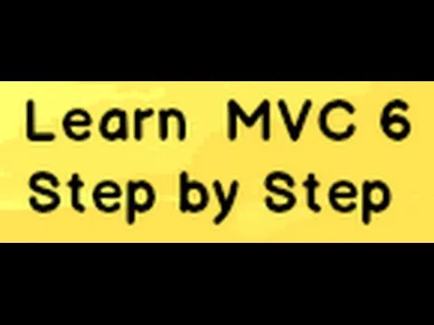 How to Use MVC 6 in .NET C# Step By Step for Beginners In 1 Hour