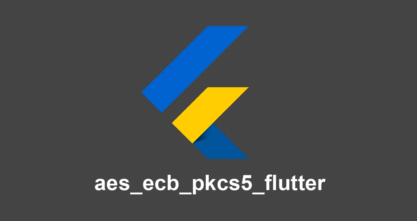 A Flutter Plugin | Encrypt and Decrypt aes_ecb_pkcs5 