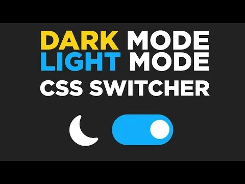 Find out CSS and JavaScript Light/Dark Theme Toggle