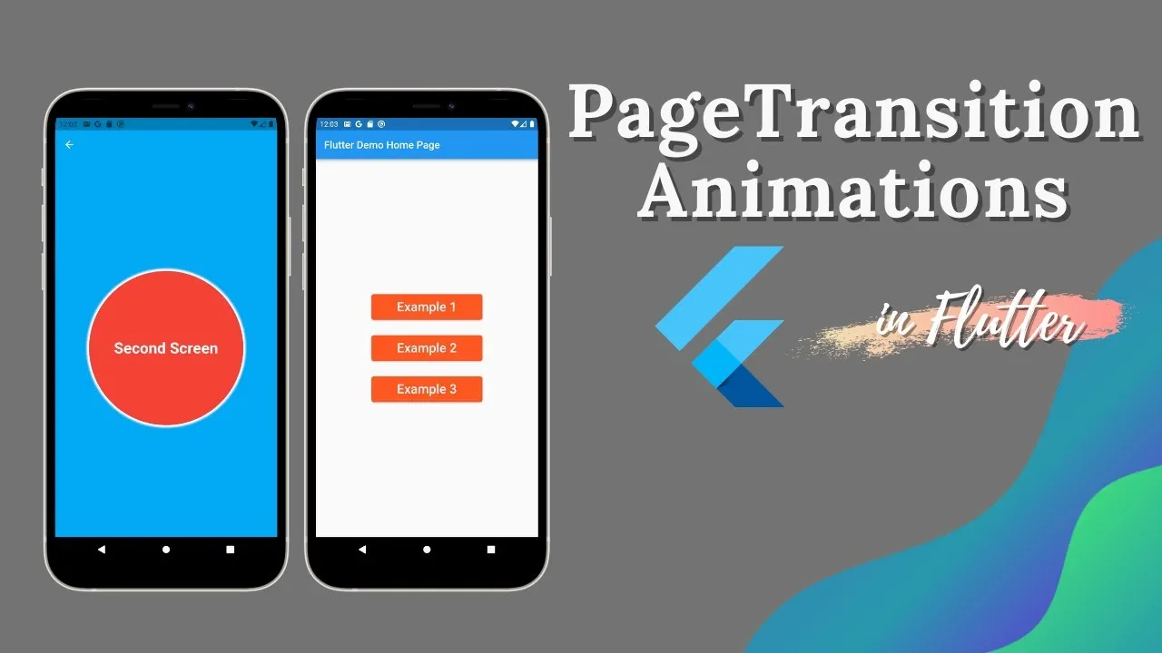 How to Get Page Transition Animation in Flutter