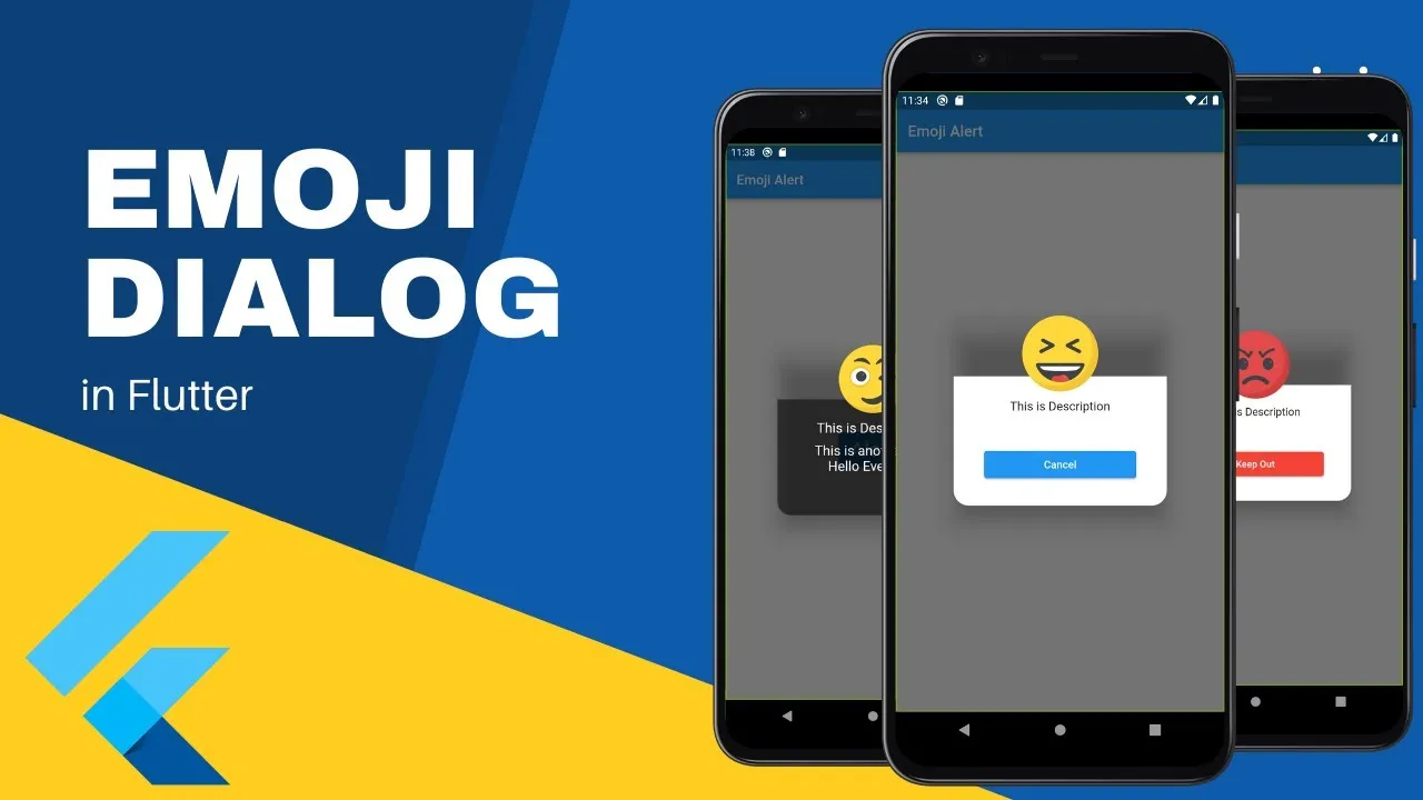 How to Get Emoji Alert/Dialog with Different Emojis in Flutter App