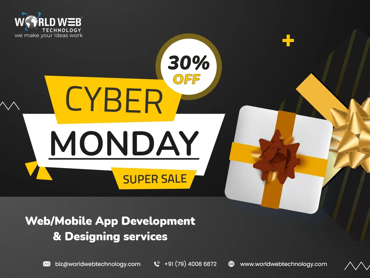 Cyber Monday Sale - 30% OFF Website/Mobile App Development & Designing