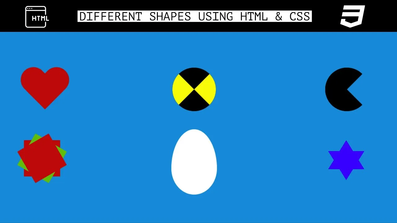 How To Make Different Shapes With HTML & CSS For Beginners
