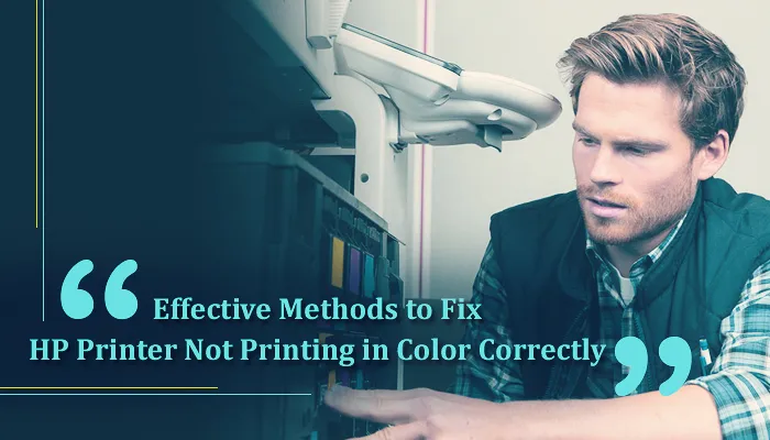 Why Your HP Printer Won't Print in Color?