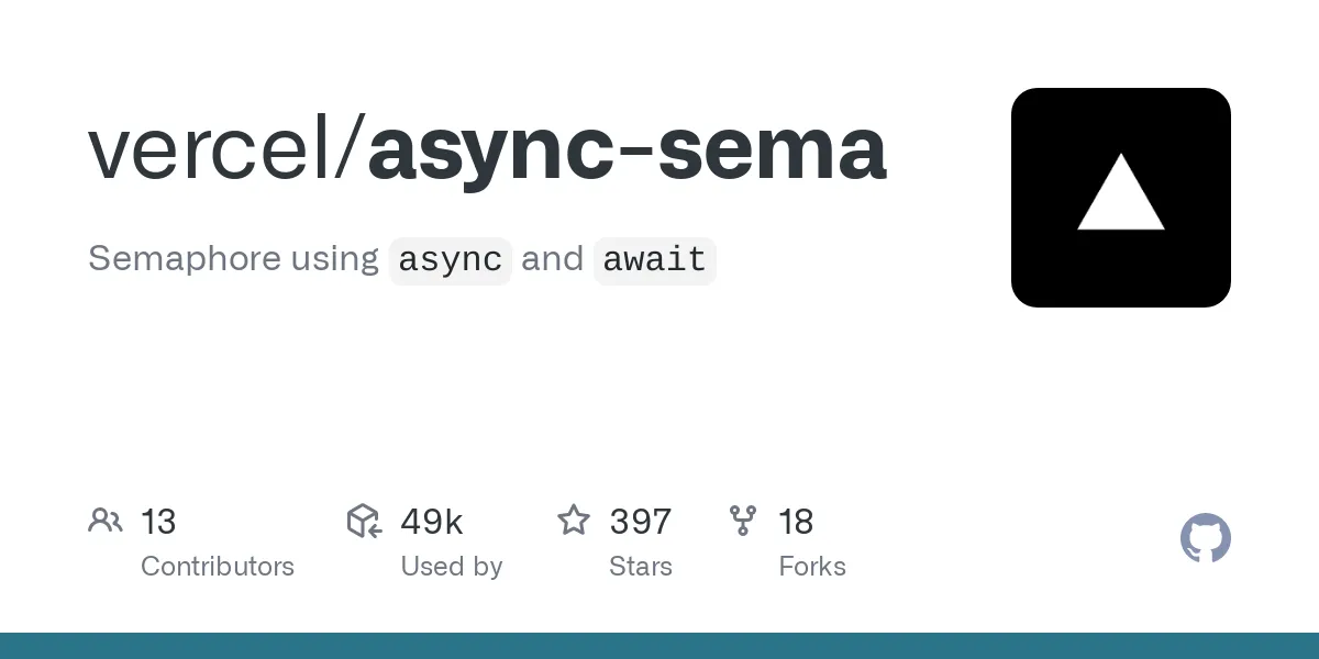 async-sema: A Semaphore Implementation for Use with async and await