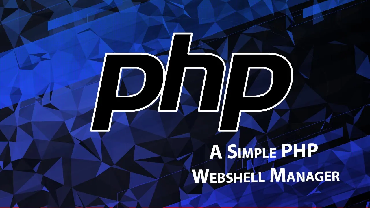 An Simple PHP Webshell Manager