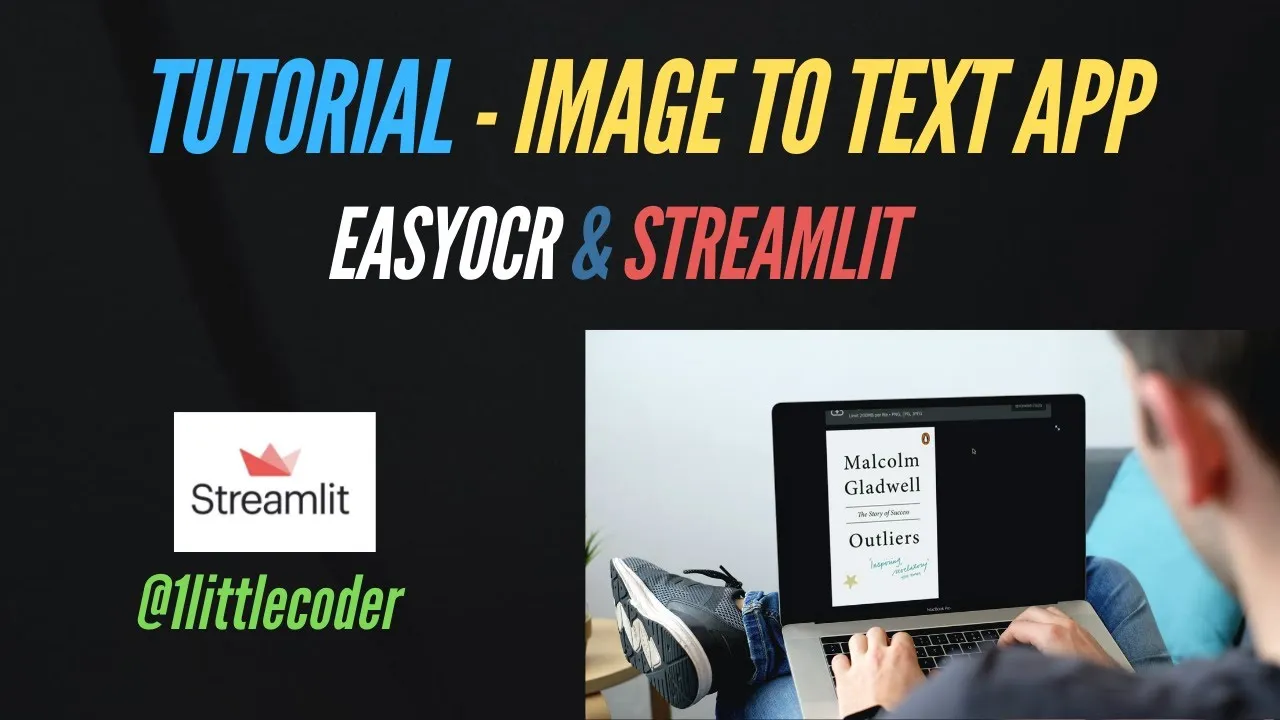 How to Build Image To Text App using EasyOCR, Streamlit and Python