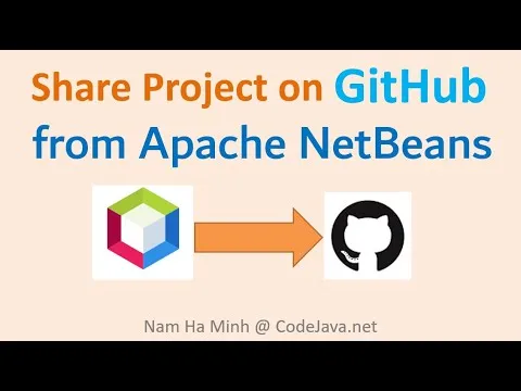 Share Project on GitHub from Apache NetBeans IDE