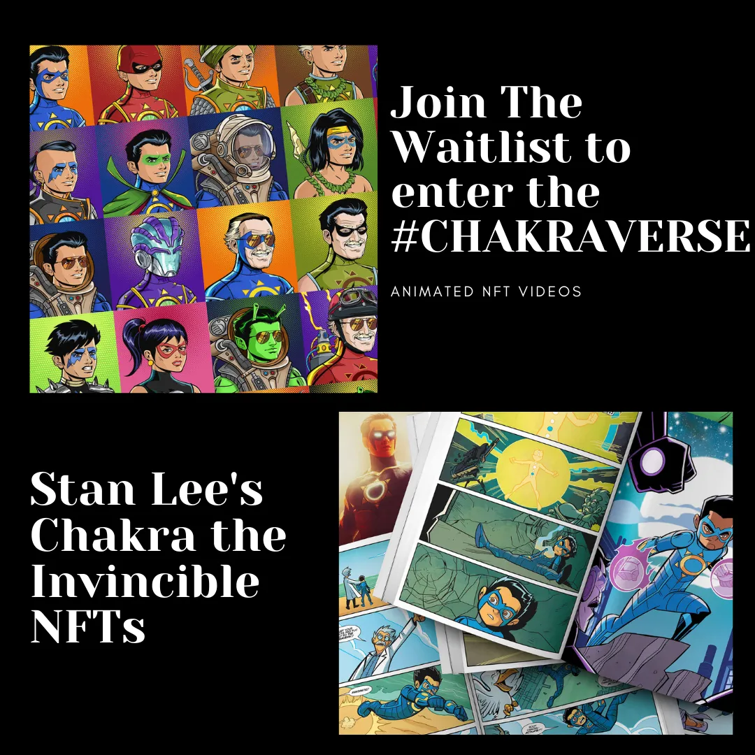 Get Yourself Immersed With Stan Lee's Chakra Invincible NFTs 