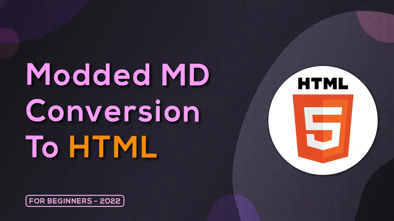 How to Convert Modified MD To HTML