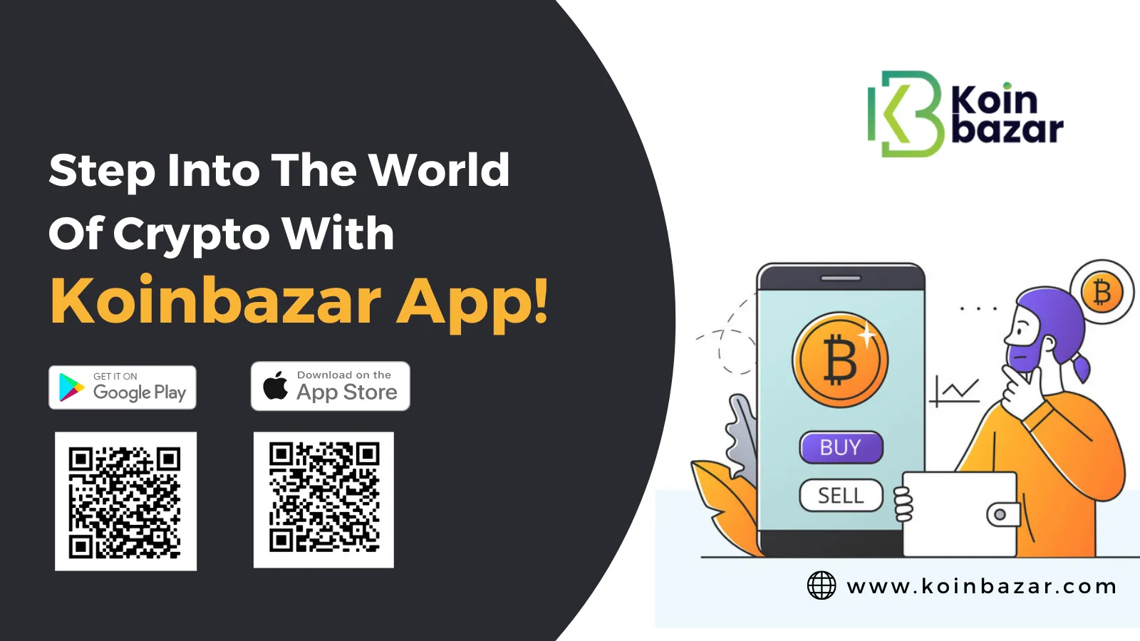 Step Into The World Of Crypto With Koinbazar App