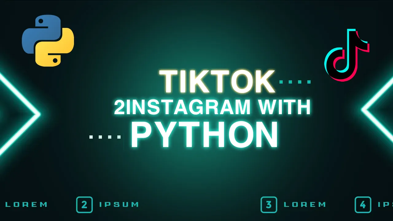 Tiktok 2 Instagram Using Python (Project)
