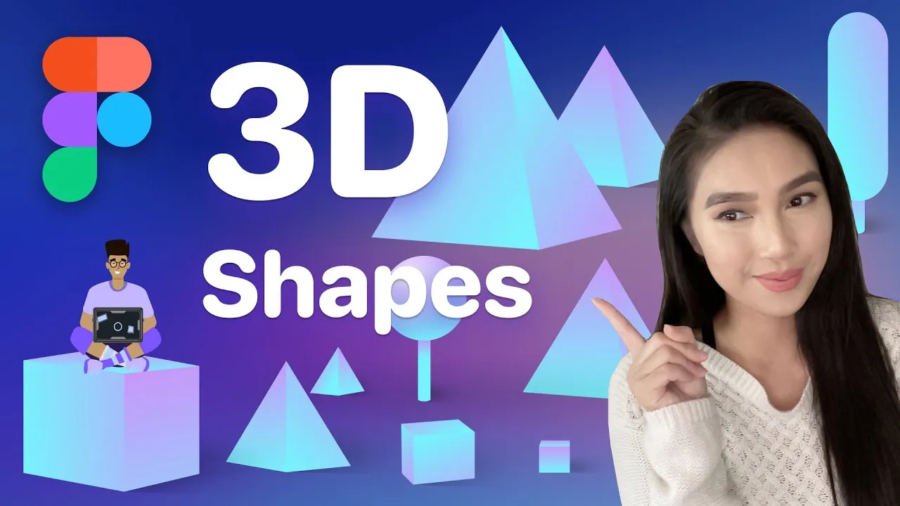 How to Create 3D Shapes to Your Illustration in Figma