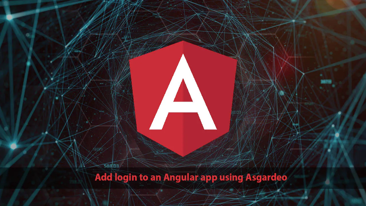 How to Add login to an Angular app using Asgardeo