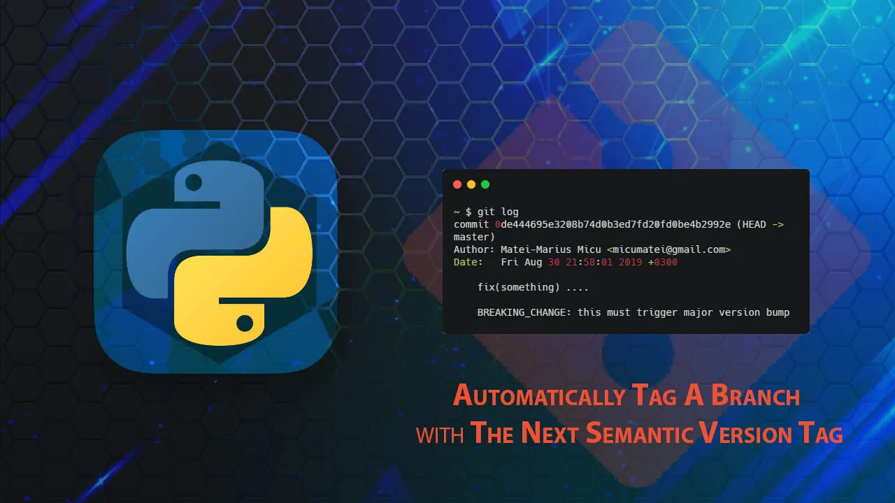 Automatically Tag A Branch with The Next Semantic Version Tag