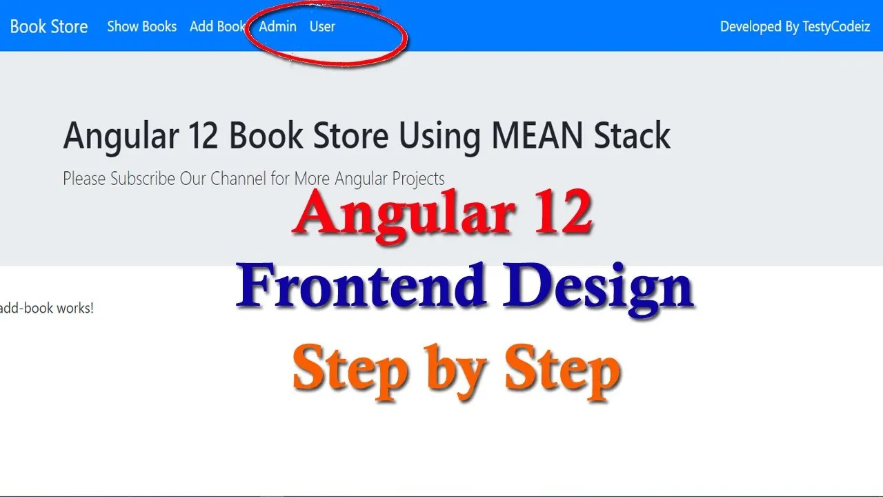 How to Design Book shop Angular Application with MEAN Stack