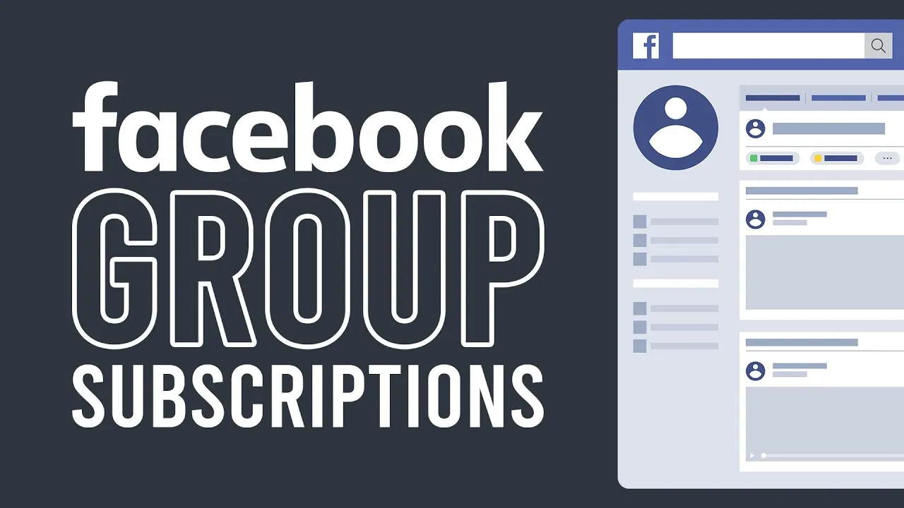 How to Set Up Facebook Group Subscriptions