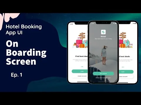 Flutter Hotel Booking UI - Book your Stay At A New Hotel With Flutter - Ep1