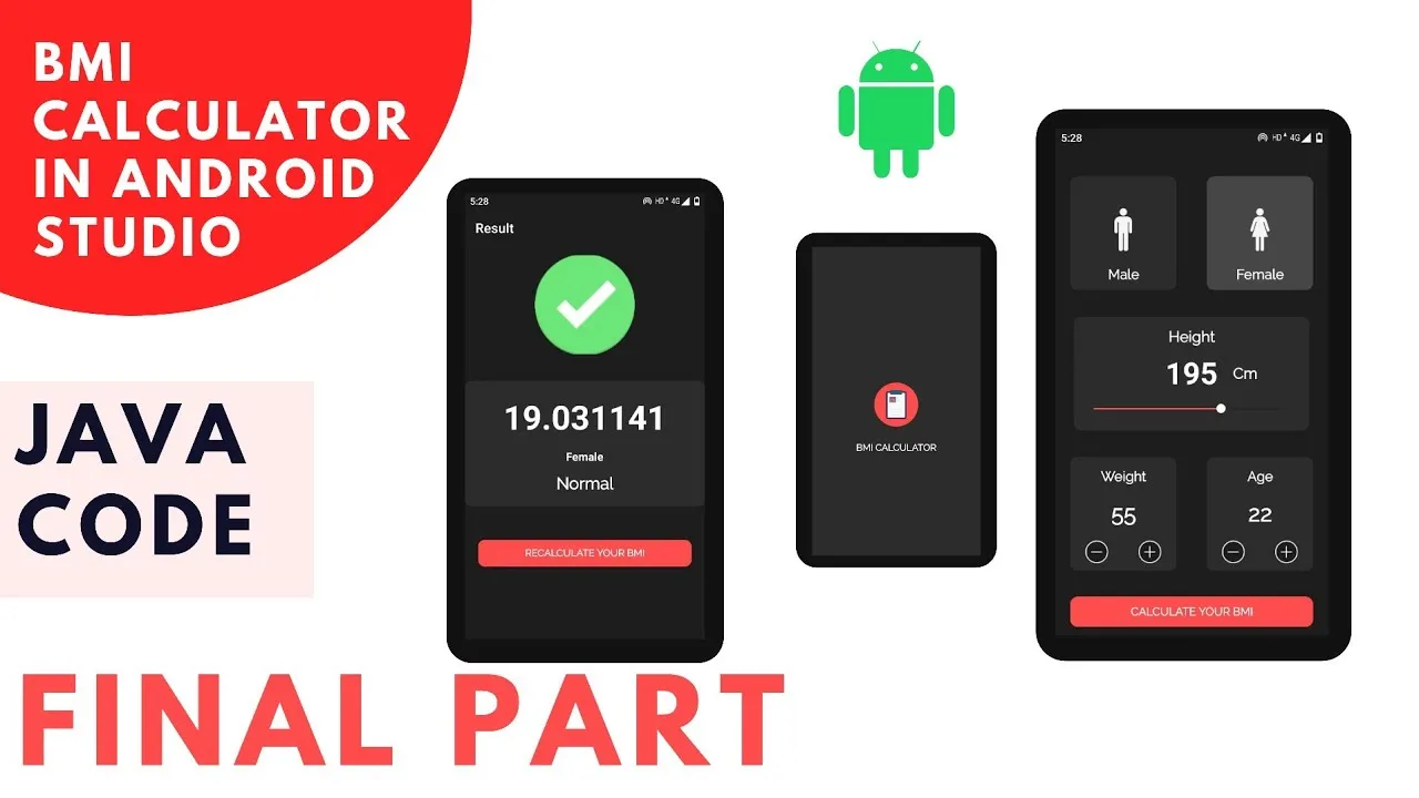 How to Create Bmi Calculator in Android Studio 3