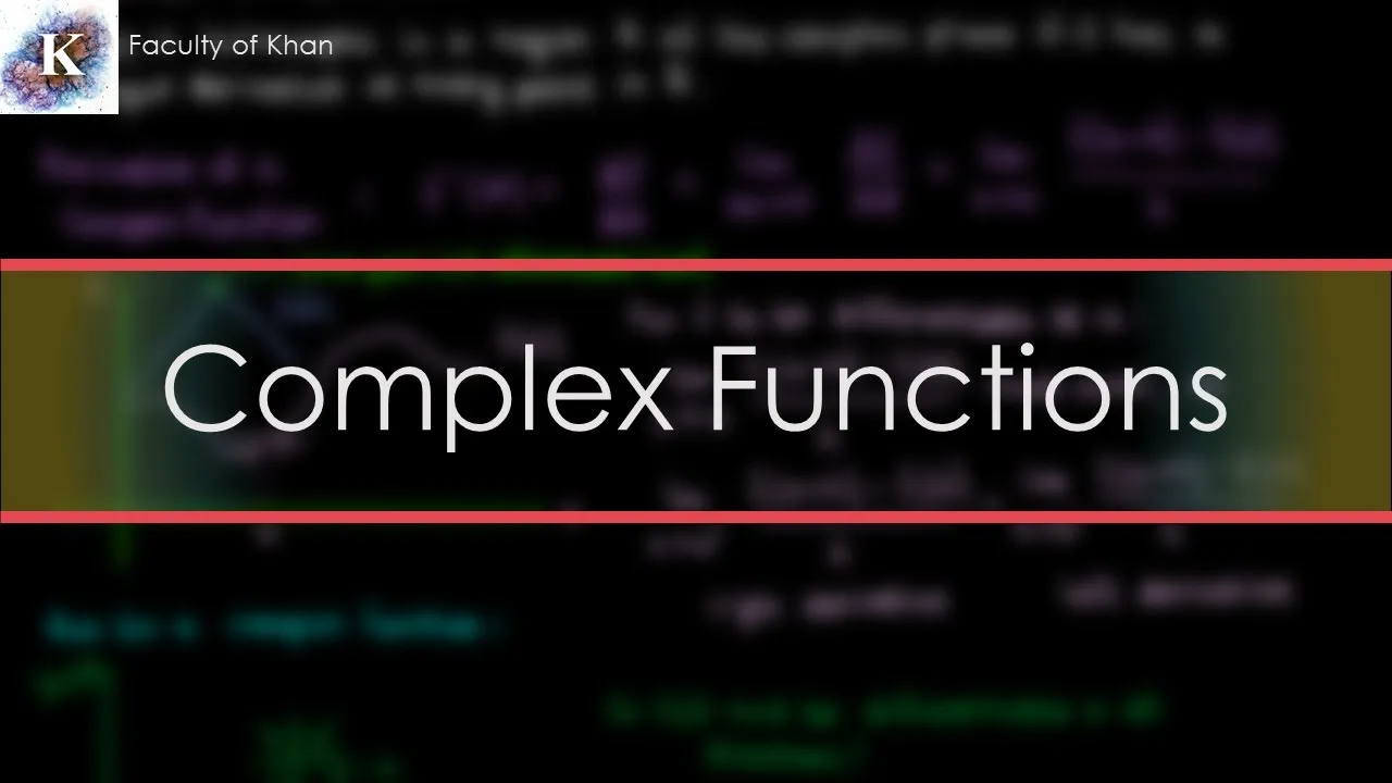 Introduction to Complex Functions for Beginners
