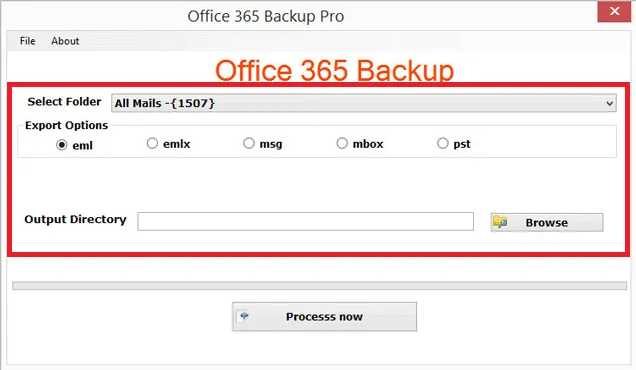 Cómo exportar el buzón de Office 365 a PST en línea