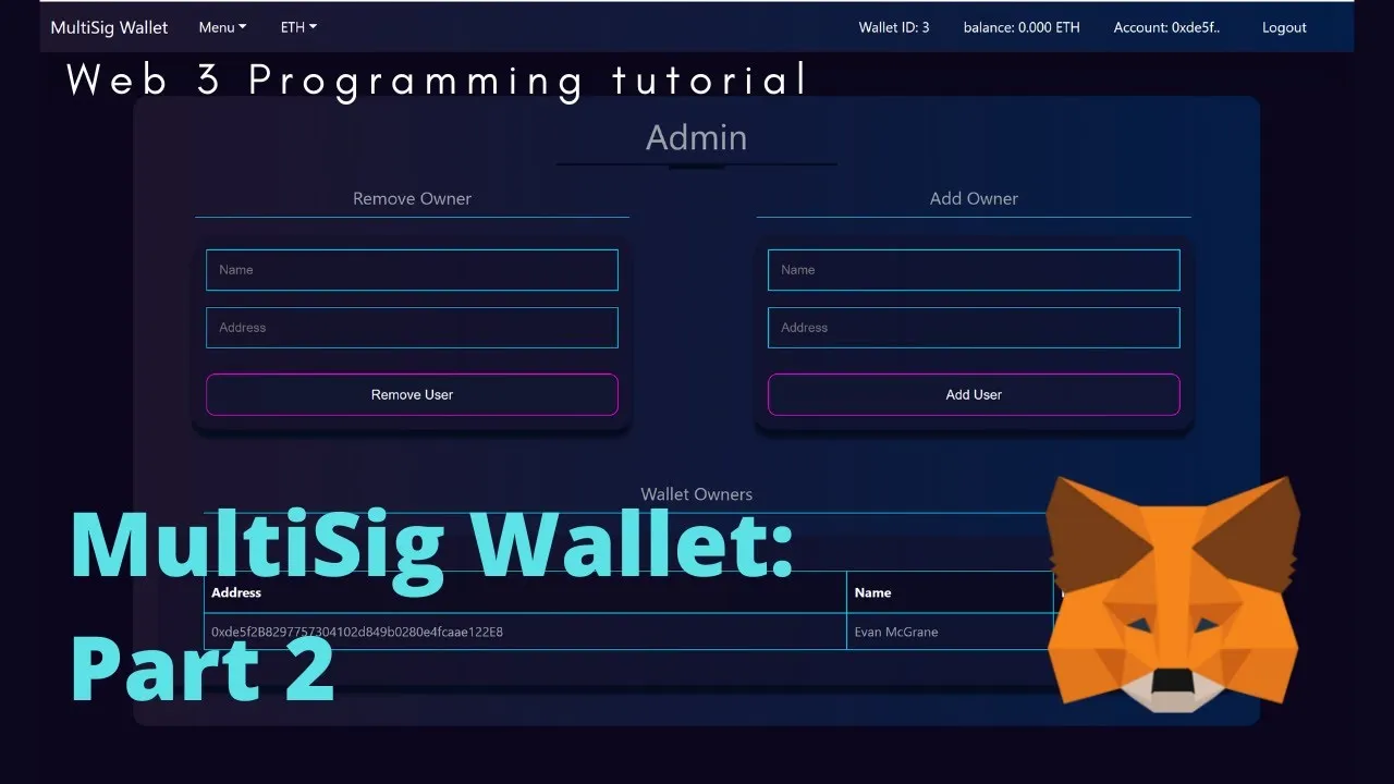 How to Build an Ethereum DApp: Multisig Wallet (part 2)