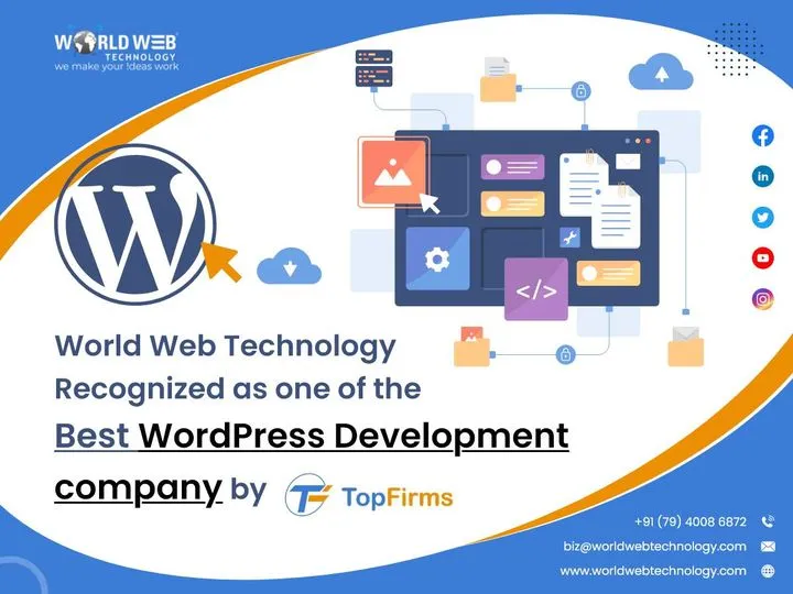 World Web Technology Recognized as one of the best WordPress Developme
