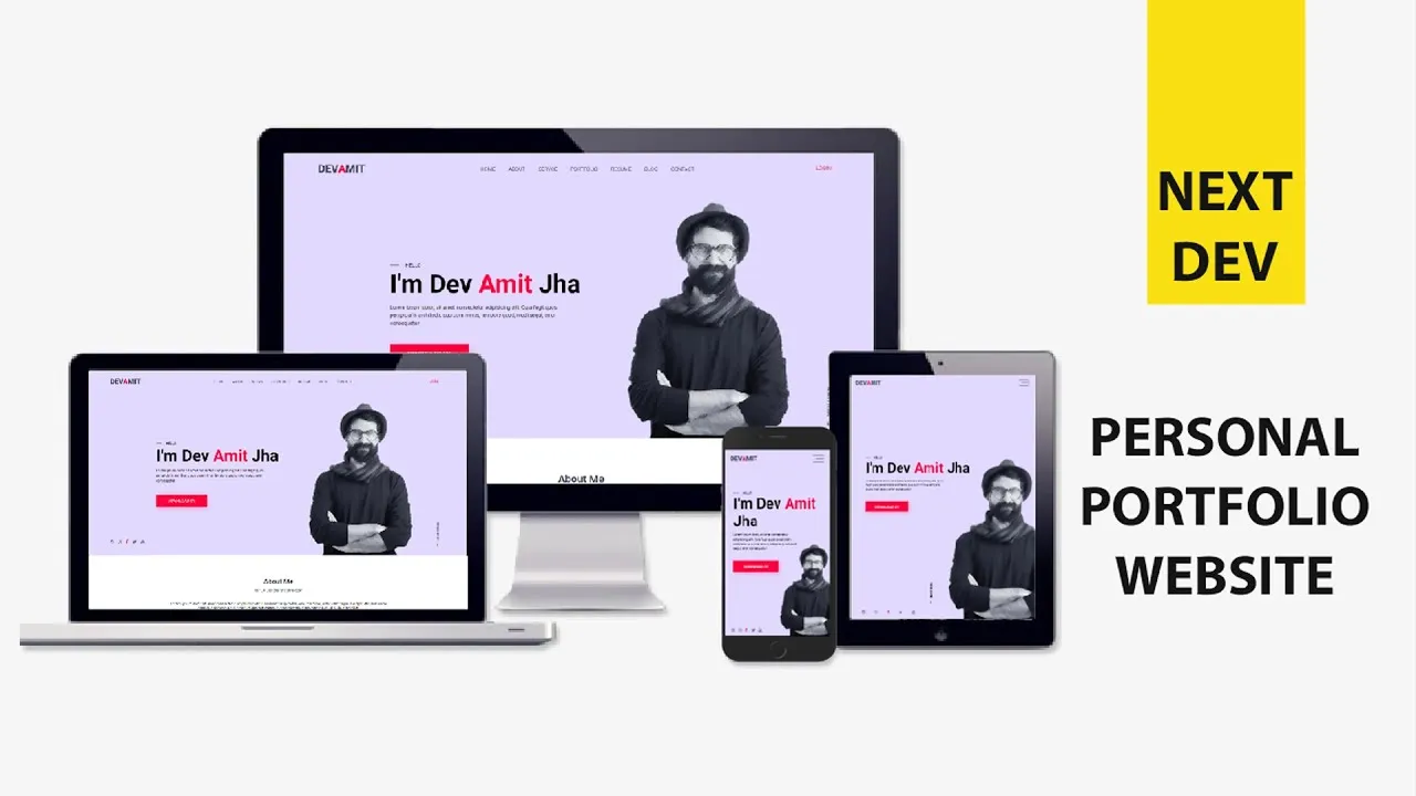 How to Create A Personal Portfolio Website using HTML, CSS, JS