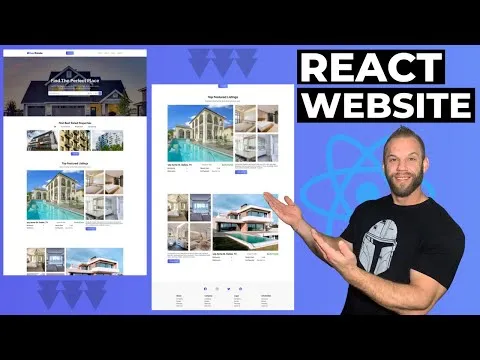 Build A React JS Website From Scratch | CSS Grid Layout in React