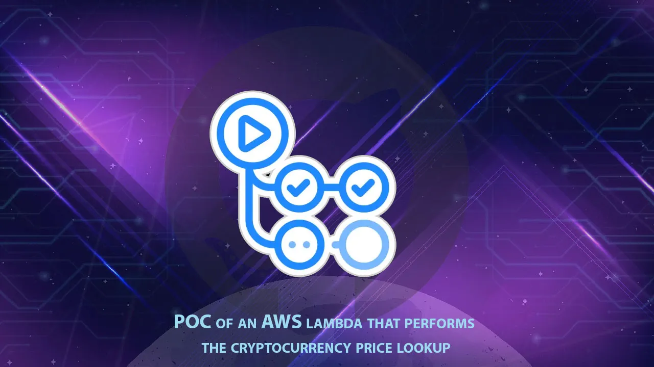 POC Of an AWS Lambda That Performs The Cryptocurrency Price Lookup