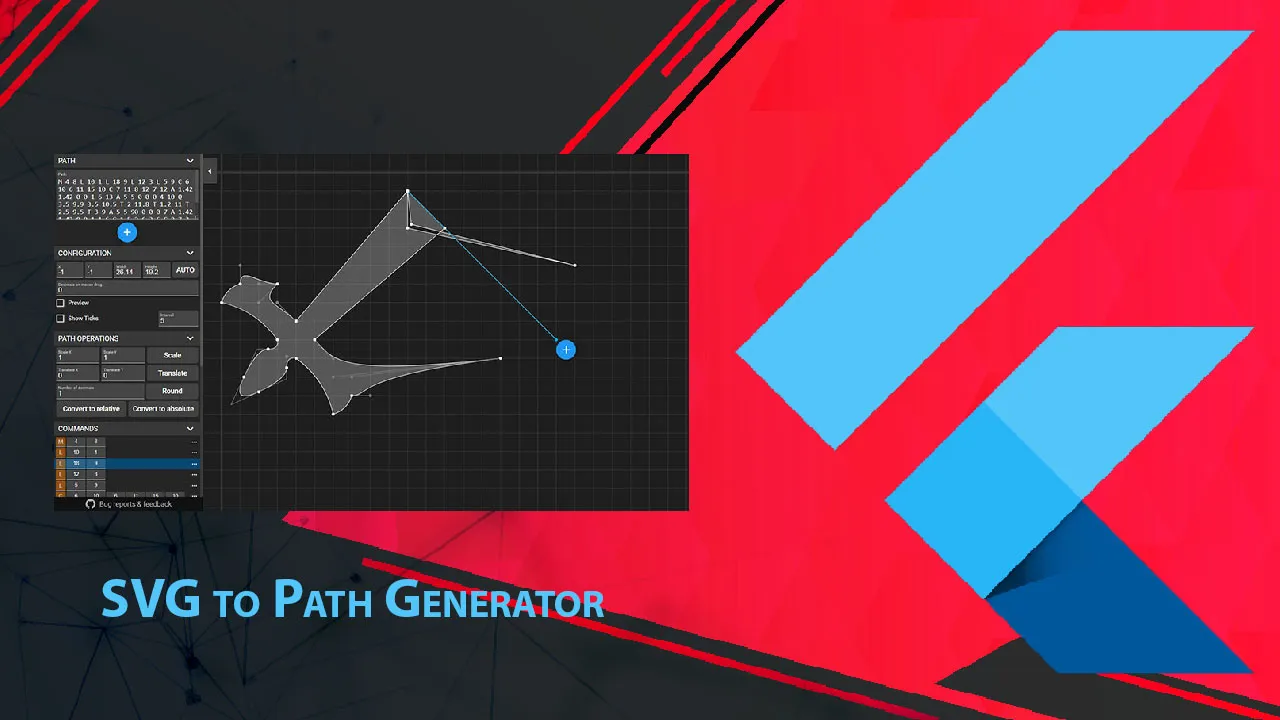 Flutter: SVG to Path Generator