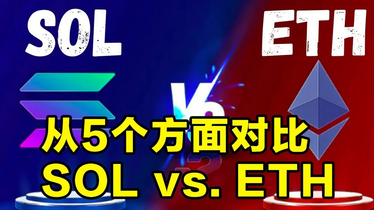 从5个角度对比Solana(SOL)和以太坊(ETH)，为什么选择Solana(SOL)收益翻倍的几率更大？ 