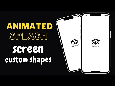 How to Create animated Custom Splash Screen with Custom Shapes-SwiftUI