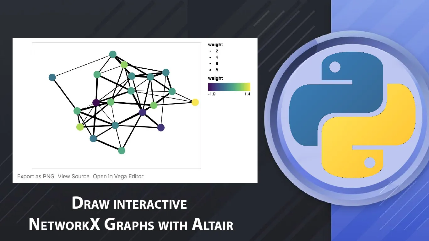 Draw interactive NetworkX Graphs with Altair