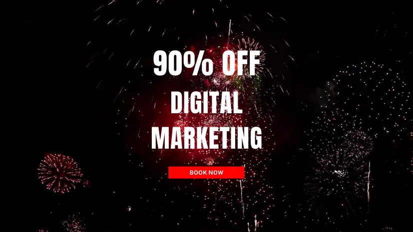 Biggest Sale Happy New Year Discount 90% | Digital Marketing Services 