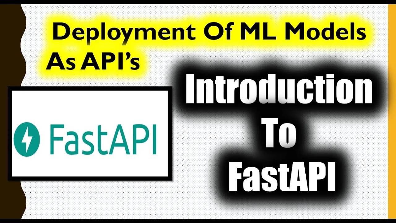 Introduction To FastAPI | How To Create API's Using FastAPI
