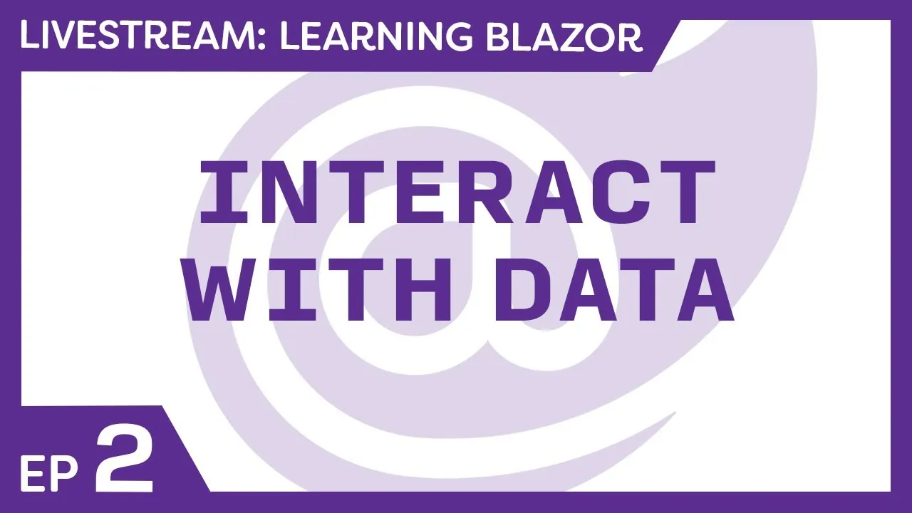 How to Build interactive Web Apps with C# and Blazor