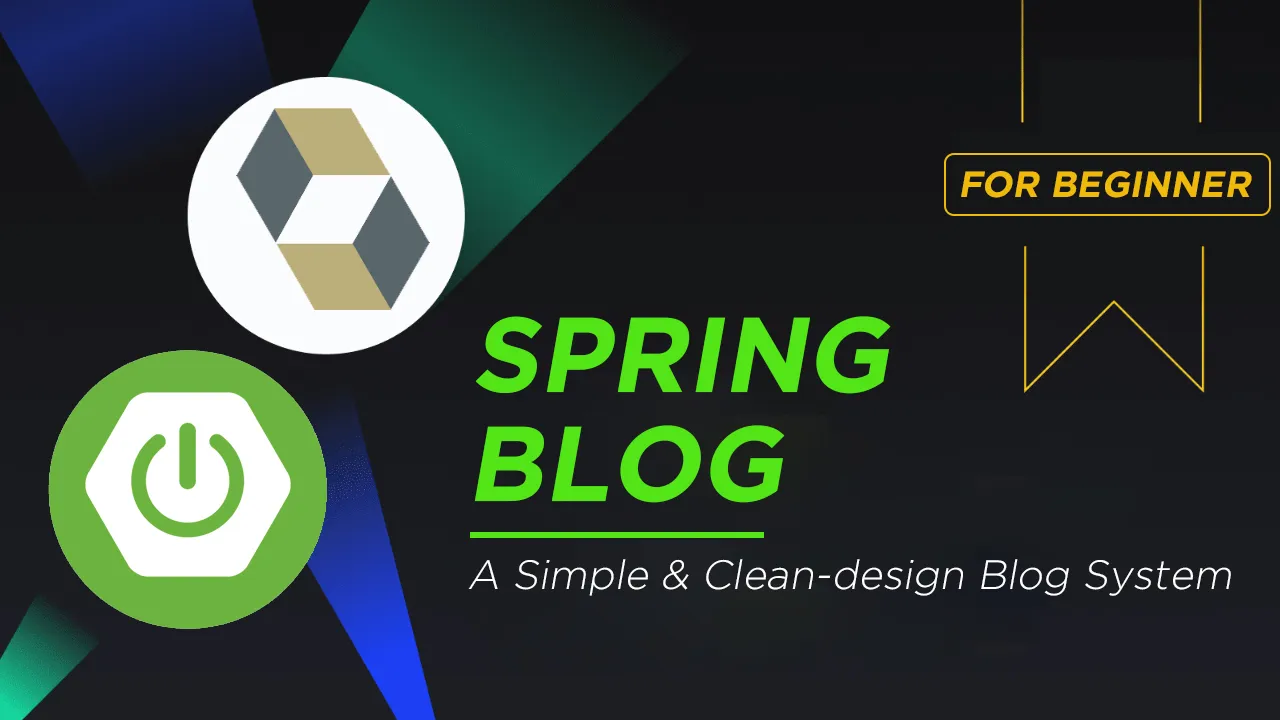 SpringBlog: A Simple and Clean-design Blog System with Spring Boot