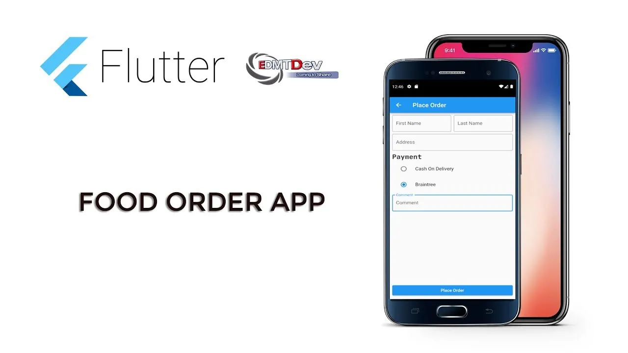How to Design Checkout UI - Flutter (Order Food App)