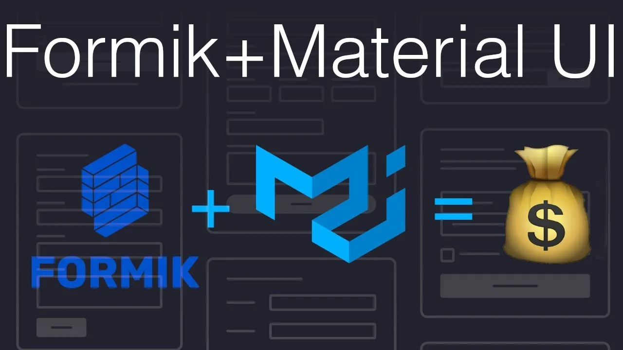 Create Beautiful React Forms | Formik with Material UI Tutorial for Beginners