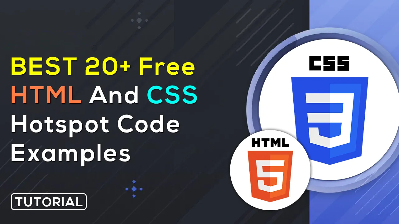 BEST 20+ Free HTML and CSS Hotspot Code Examples