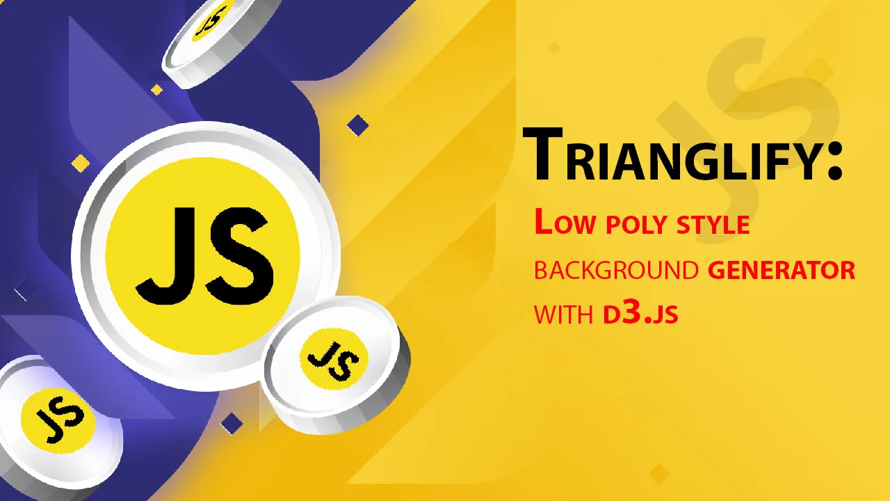 Trianglify: Low Poly Style Background Generator with D3.js