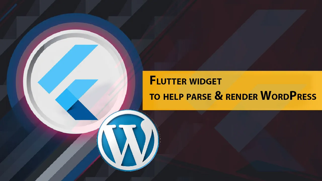 Flutter widget to help parse & render WordPress