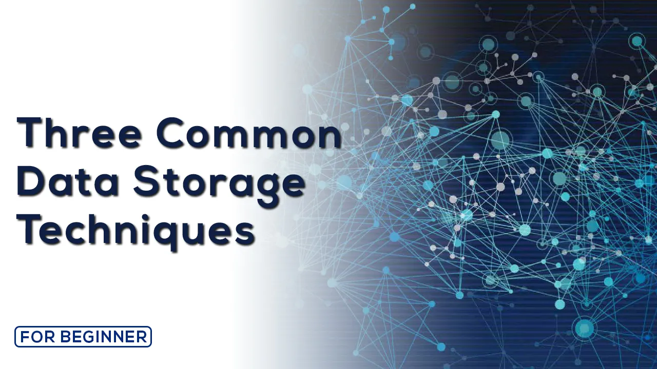Three Common Data Storage Techniques