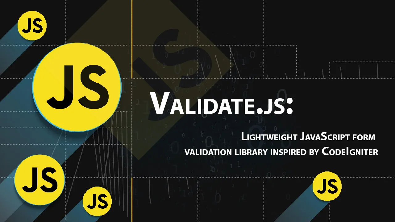 Lightweight JavaScript form validation library inspired by CodeIgniter
