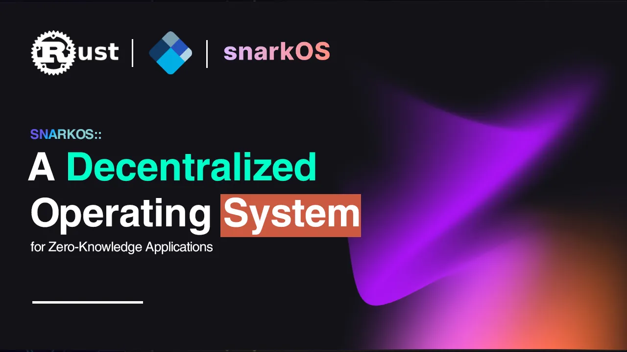 SnarkOS: A Decentralized Operating System for Zero-Knowledge Apps