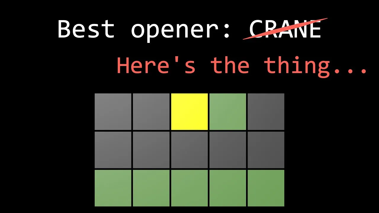 The best Wordle opener is not “crane”…